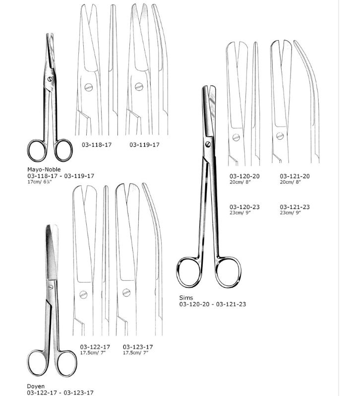 Gynecological Scissors