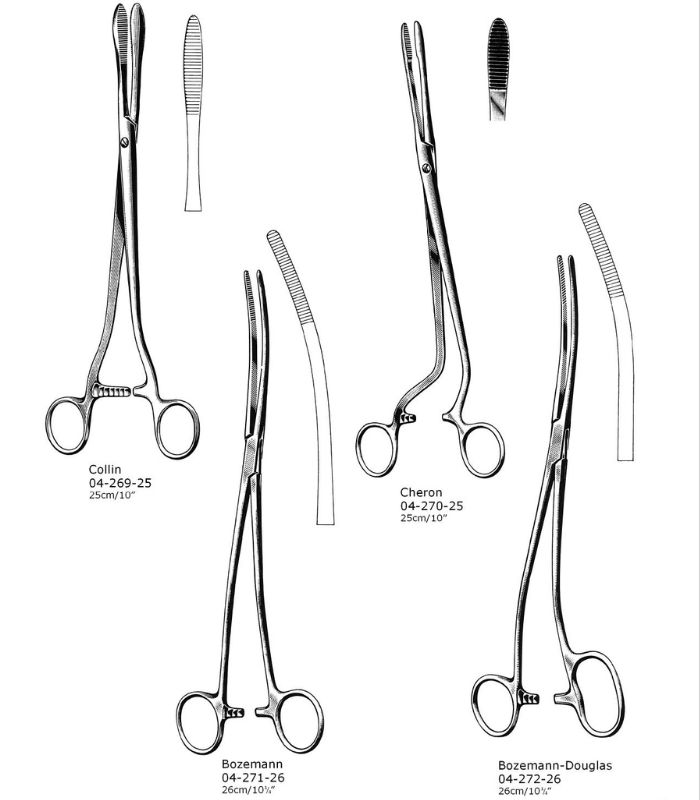 Polypus and Dressing forceps, Cotton Swab Forceps